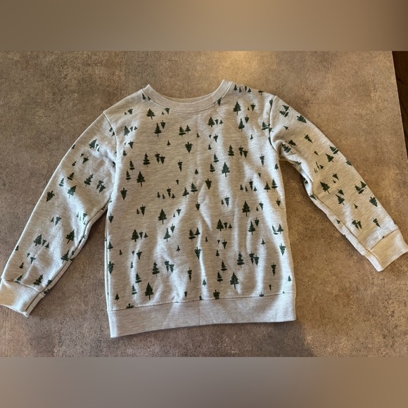 Garanimals Other - Gray Sweatshirt with Green Tree Pattern